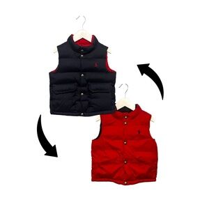 🐎 Polo Ralph Lauren Kids Reversible Down Vest size 2T